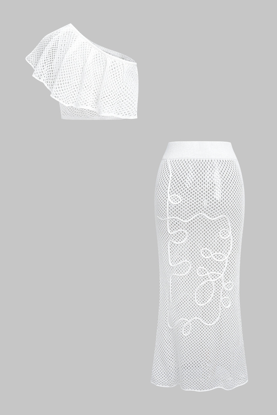 Set Crochet Asimétrico