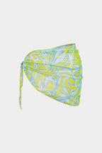 Bikini & Pareo Amarillo Estampado