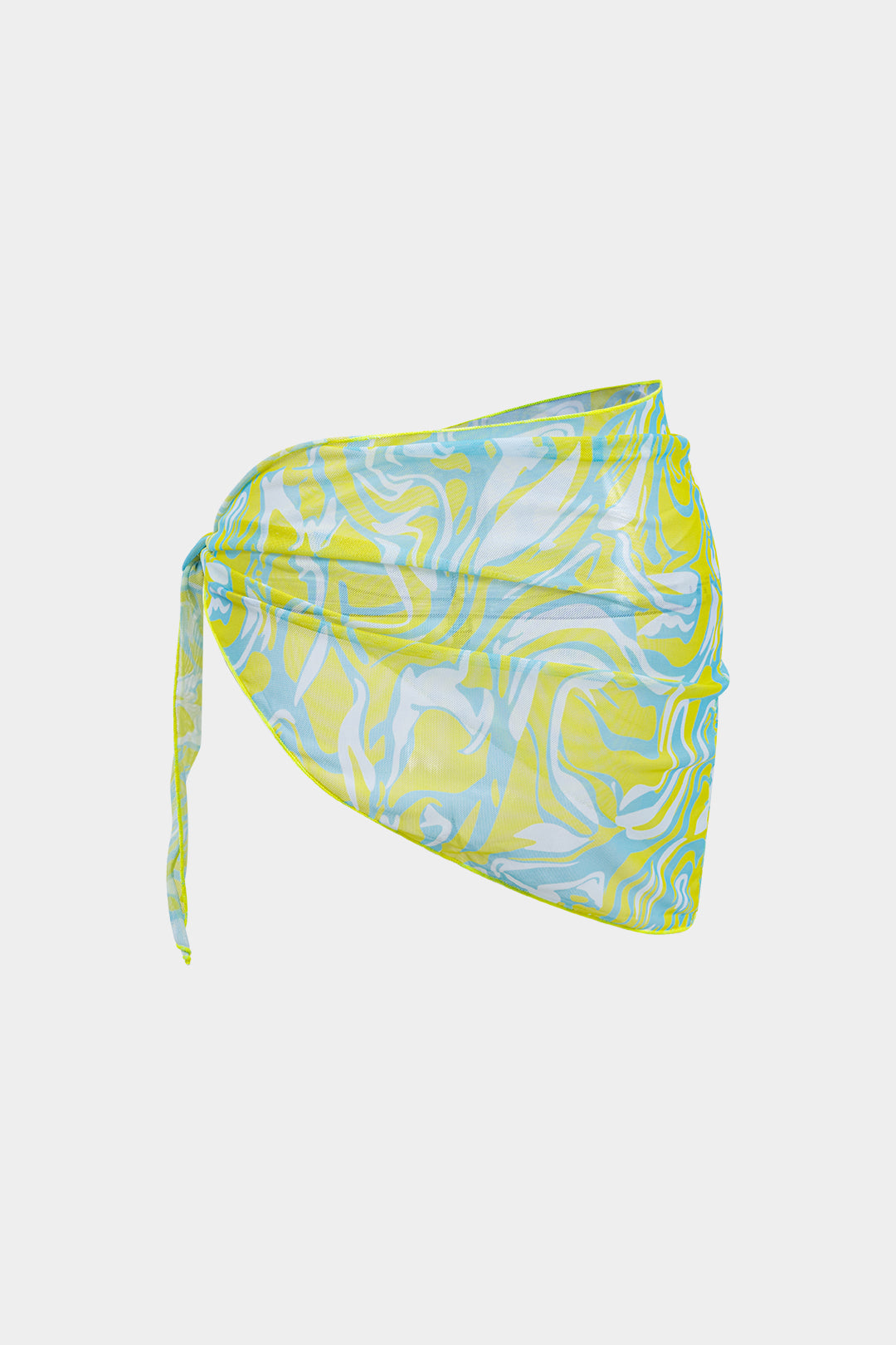 Bikini & Pareo Amarillo Estampado