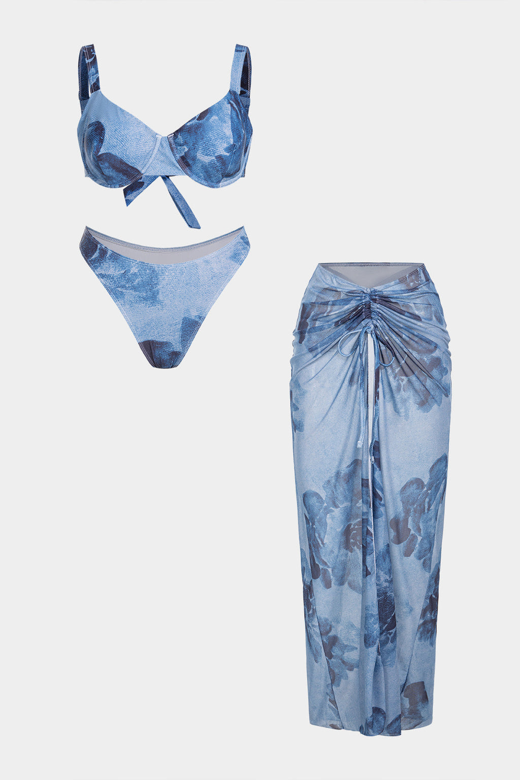 Set Azul Porcelana