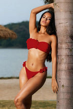 Bikini Rojo Floral