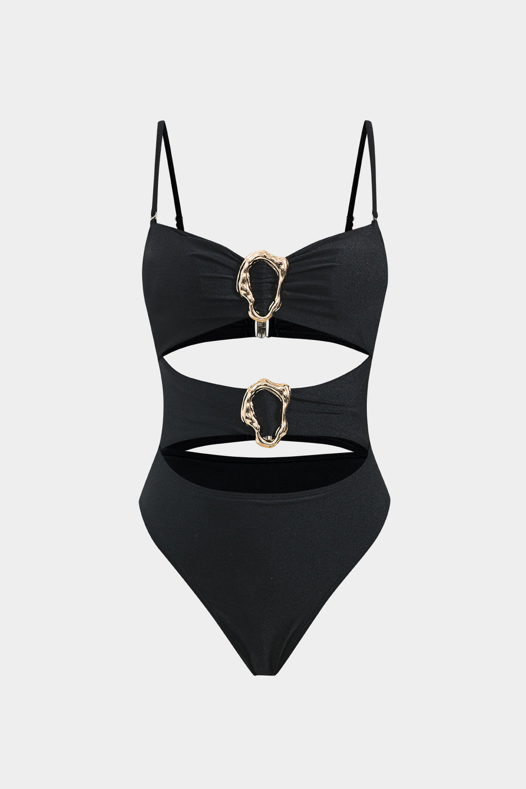 Rosvell Noir Jewel Cut-Out Bañador