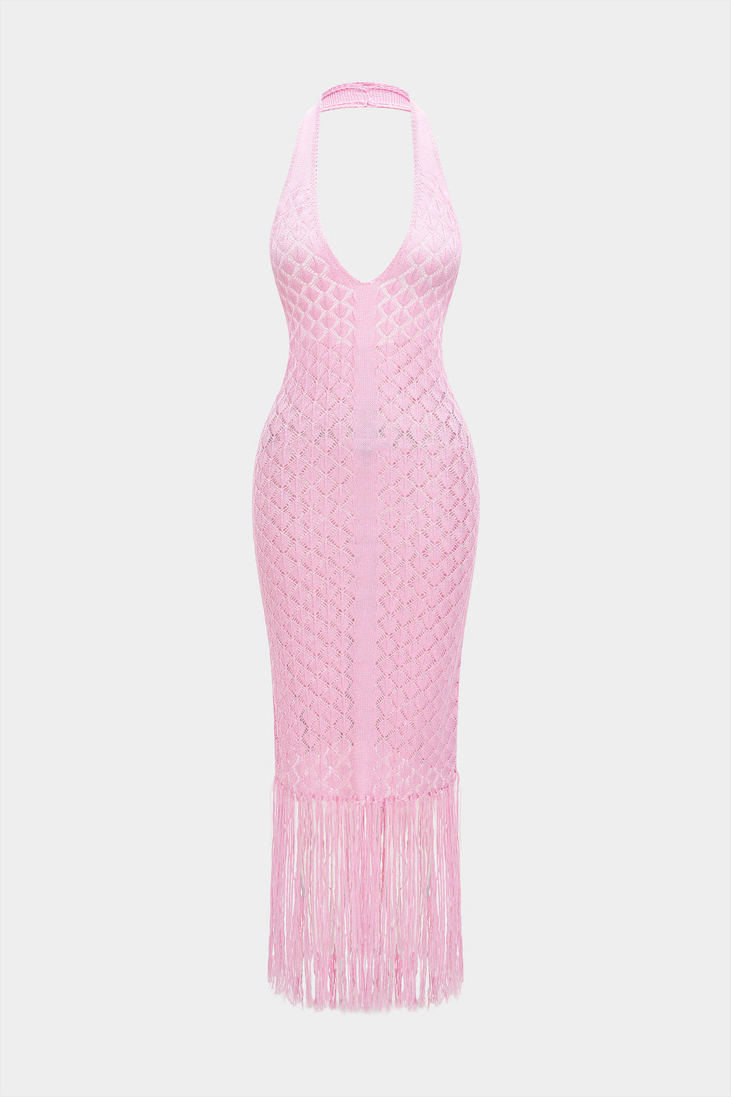 Vestido Crochet Fringe