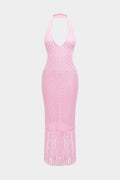 Vestido Crochet Fringe
