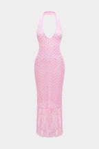 Vestido Crochet Fringe