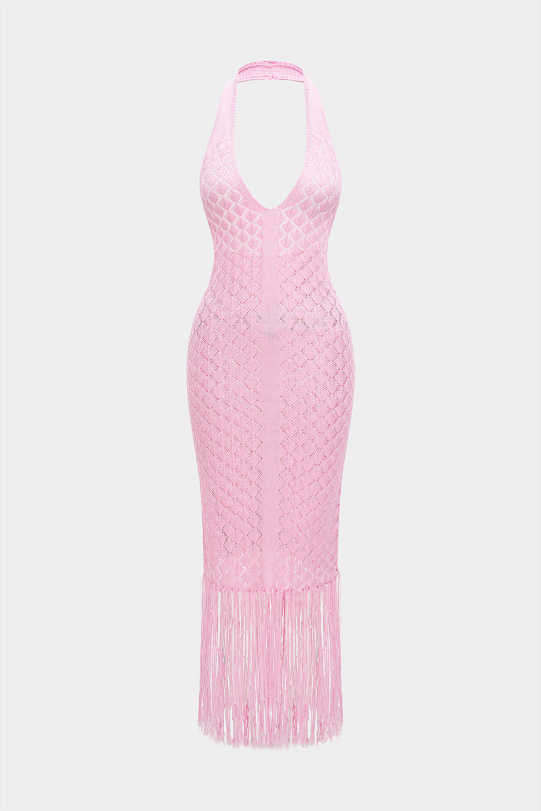 Vestido Crochet Fringe